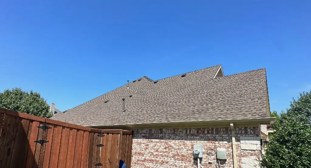 Completed roof replacement project in Mission